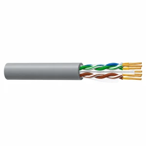 CASITEK Category 6A UTP LAN cable with 23 AWG conductors, PE insulation, spline separator and PVC sheath
