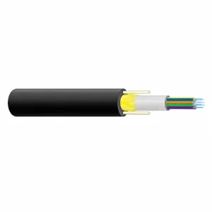 CASITEK GYFXTW outdoor optical fiber cable with non-metallic FRP strength members, PBT loose tube, aramid yarn and PE sheath