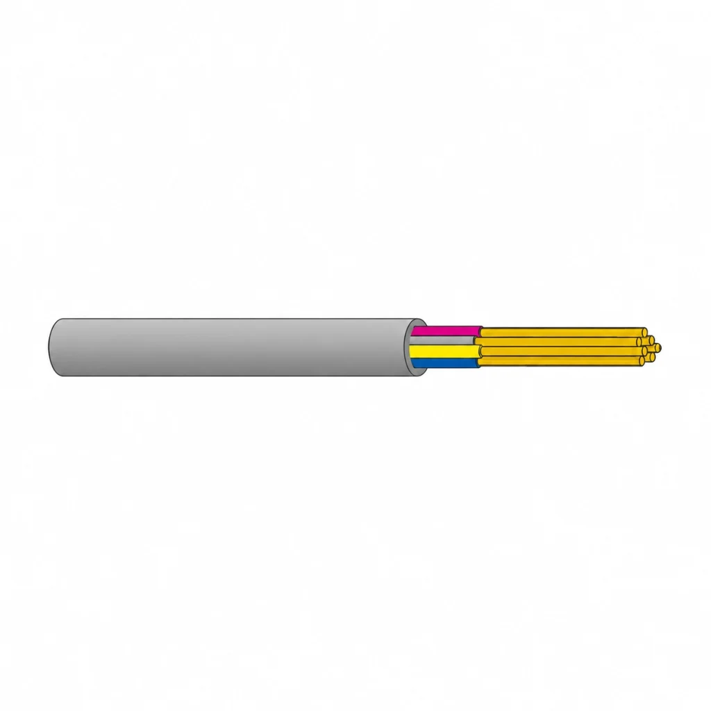 CASITEK LiHH LSZH signal cable with Class 5 copper conductors, PE insulation and low smoke zero halogen sheath