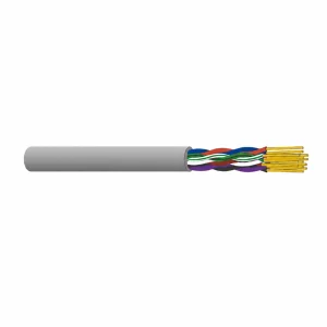 CASITEK LiYY TP PVC twisted pair signal cable with Class 5 copper conductors, colored cores and grey PVC sheath