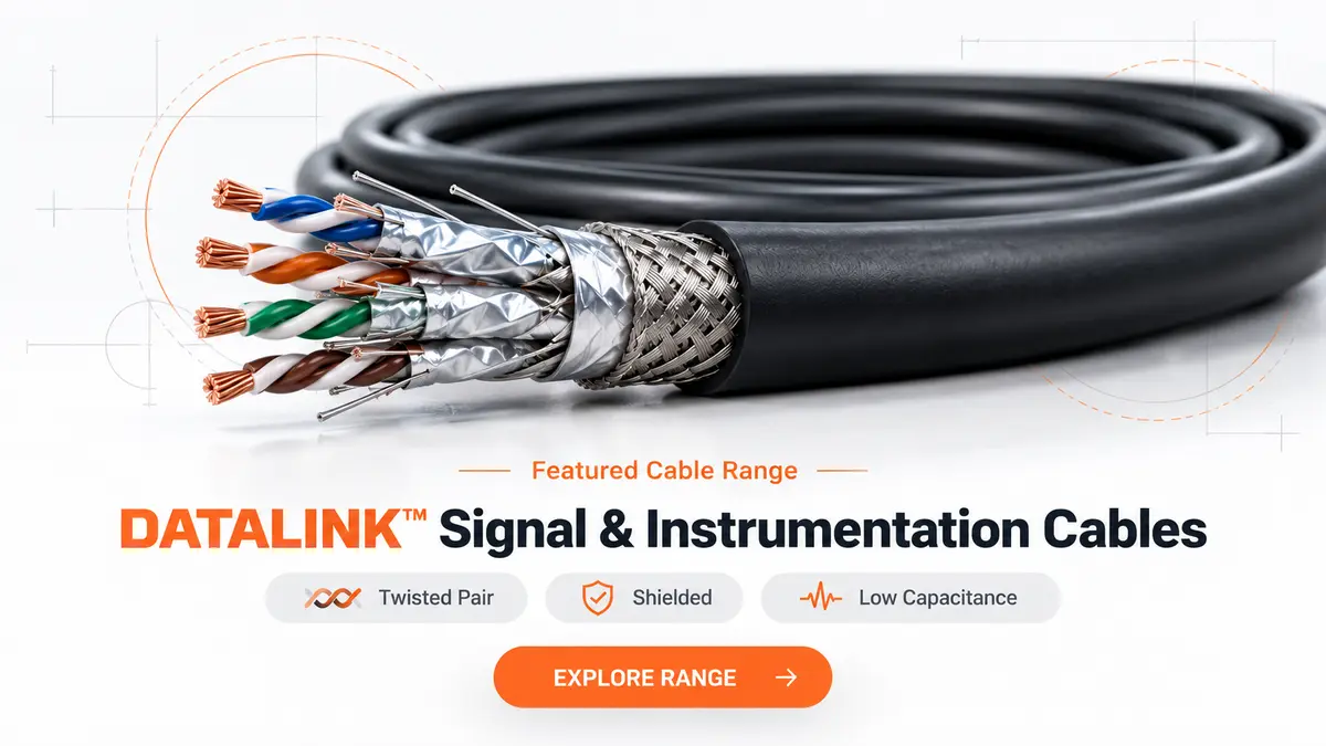 CASITEK DATALINK signal and instrumentation cable range