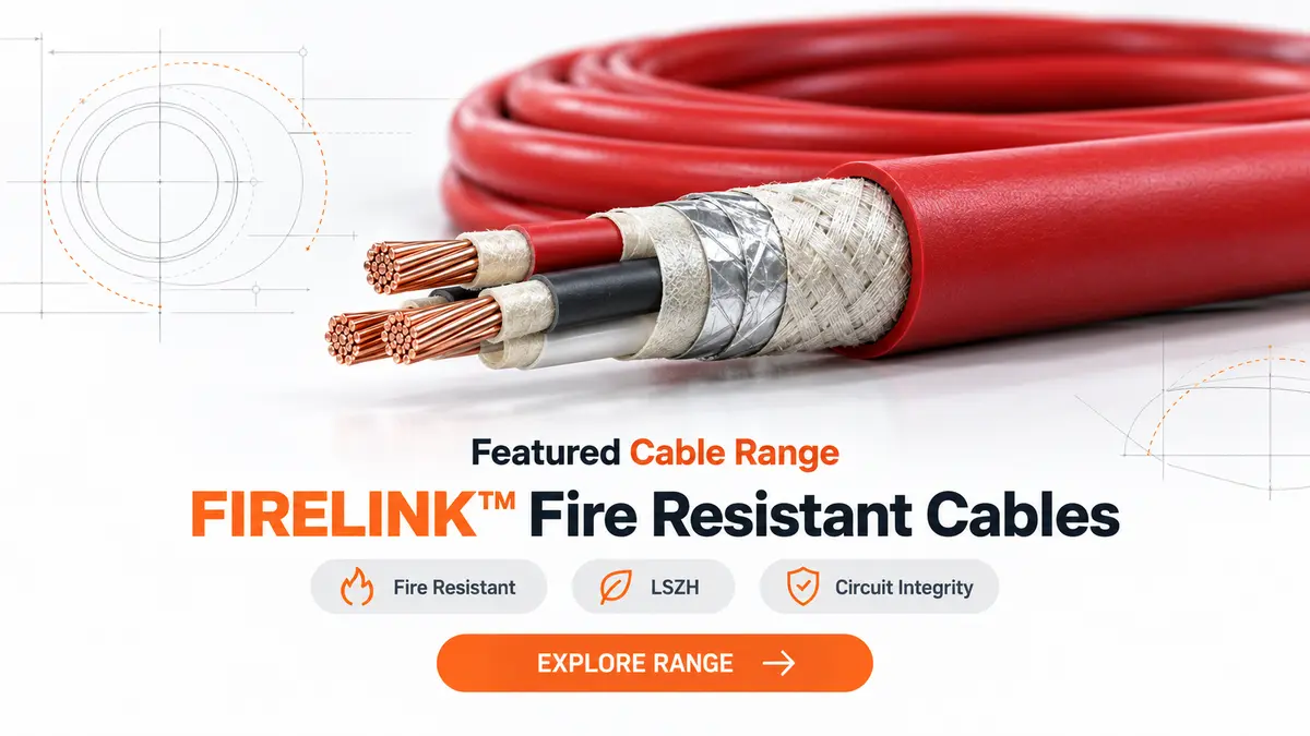 CASITEK FIRELINK fire resistant cable range